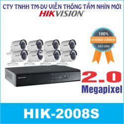 Lắp Camera Trọn Gói HIK-2008S